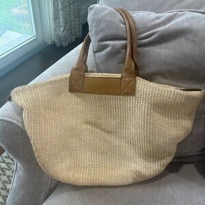 Furla Straw Knit Bag